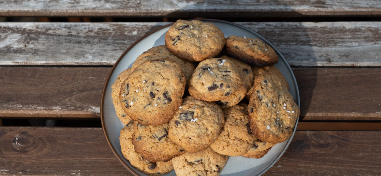 Vegane Choco Chip Cookies