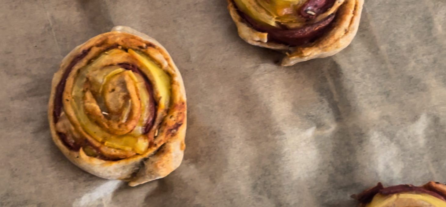Pizzaschnecken – ideal zum Teilen und Wandern